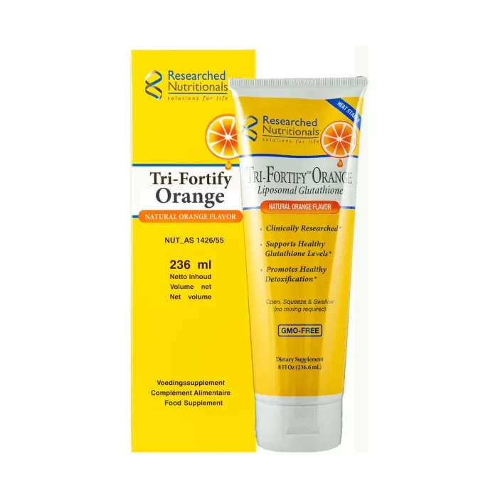 Tri-Fortify Orange® Liposomal Glutathione – Orange Tube