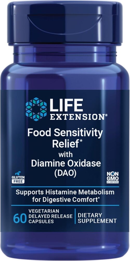 Food Sensitivity Relief with Diamine Oxidase (DAO)